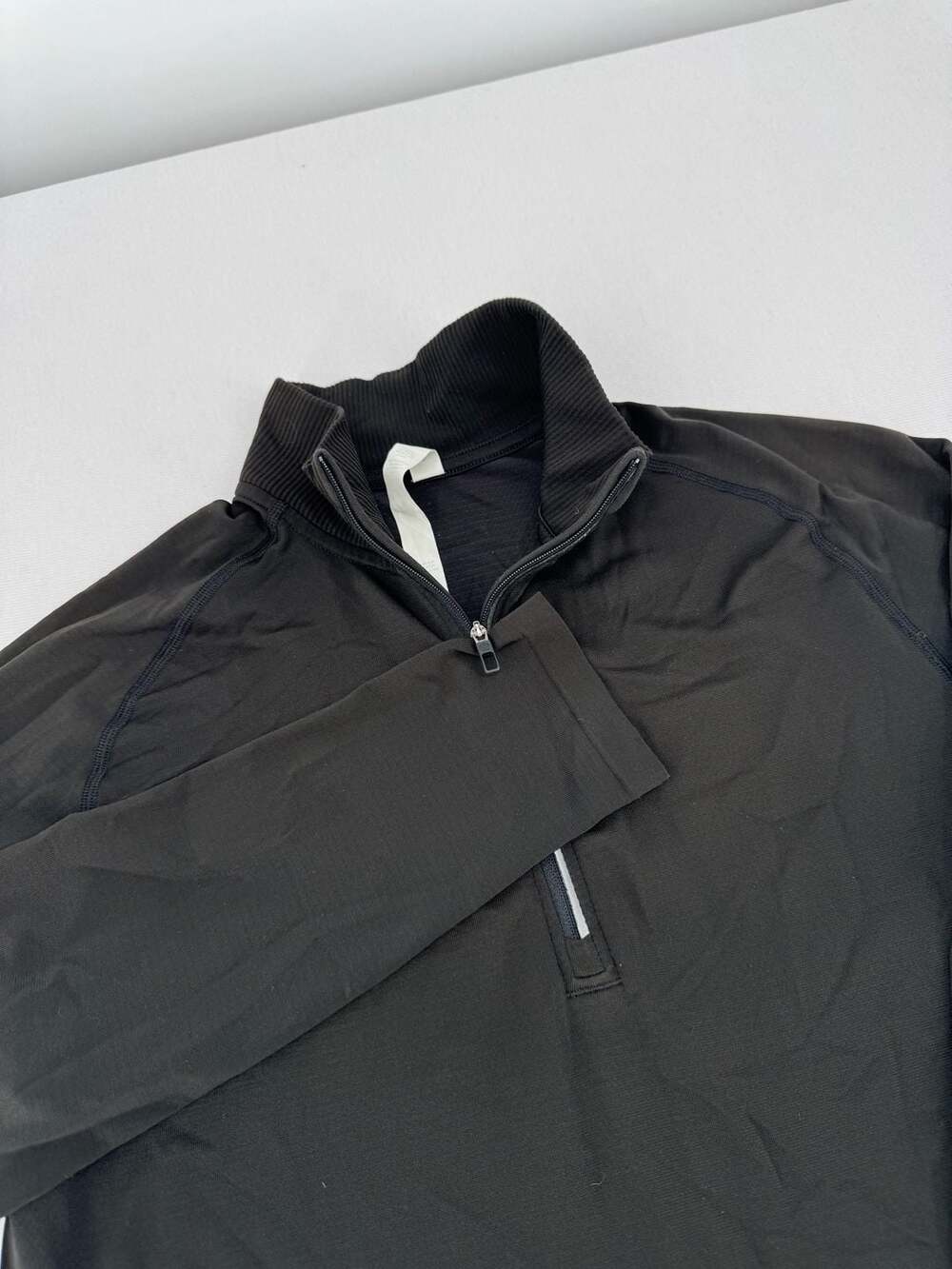 lululemon Half Zip Pullover Size S Black Athletic Long Sleeve
